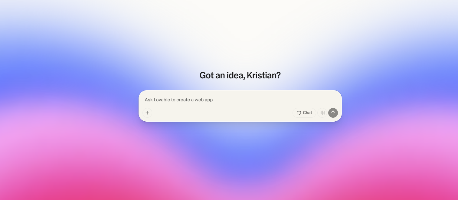 Billede af lovable - AI rådgivning fra DCEO